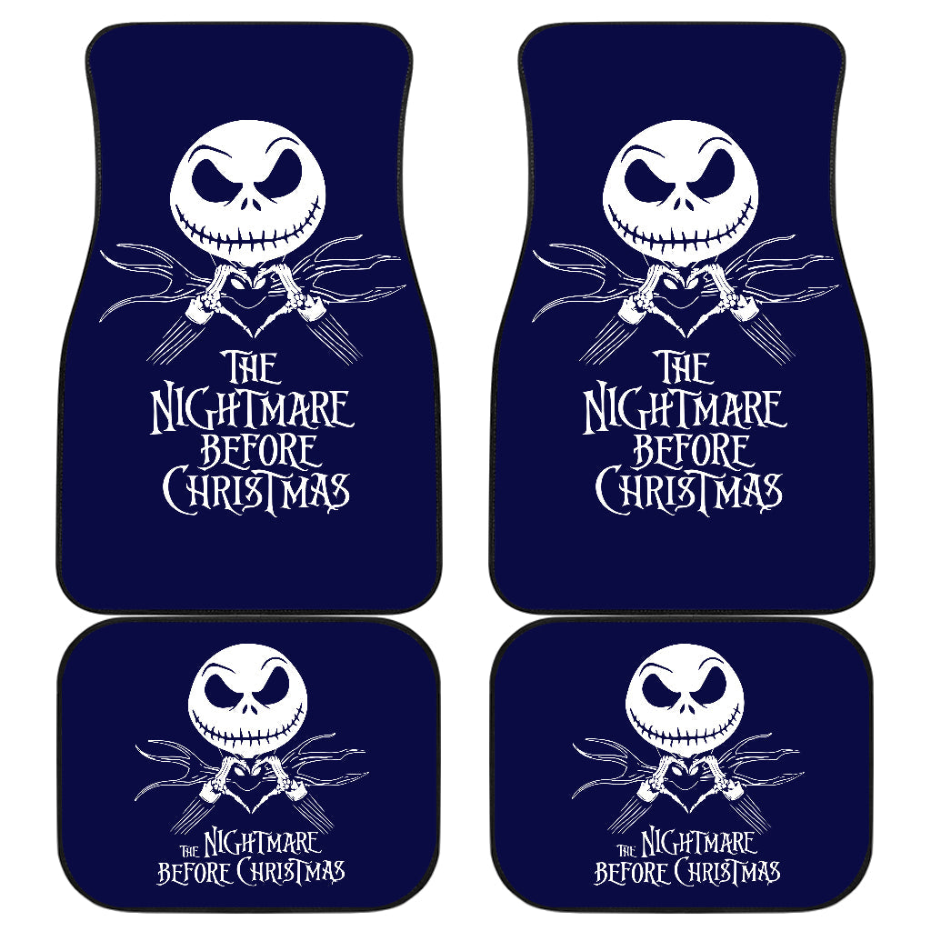 TNBC Car Mats Jack Skellington Nightmare Before Christmas Car Floor Mats 1394