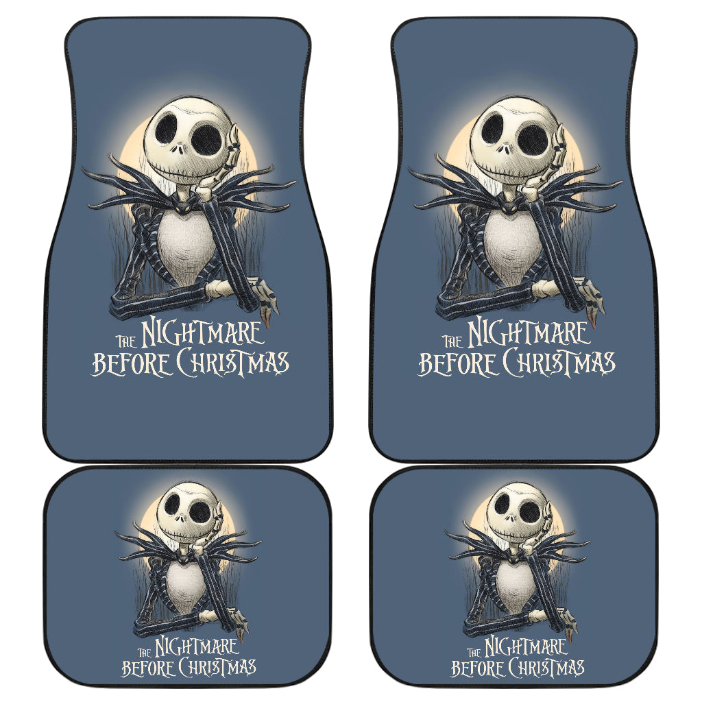 TNBC Car Mats Jack Skellington Nightmare Before Christmas Car Floor Mats 1403