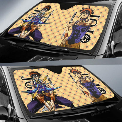 Narancia Ghirga Car Sunshade Custom Bizarre Adventure Car Accessories