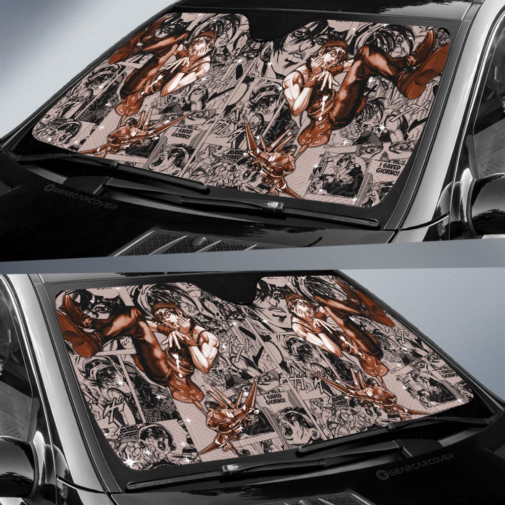 Narancia Ghirga Car Sunshade Custom Car Accessories