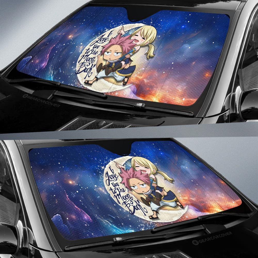 Natsu And Lucy Car Sunshade Custom Car Accessories