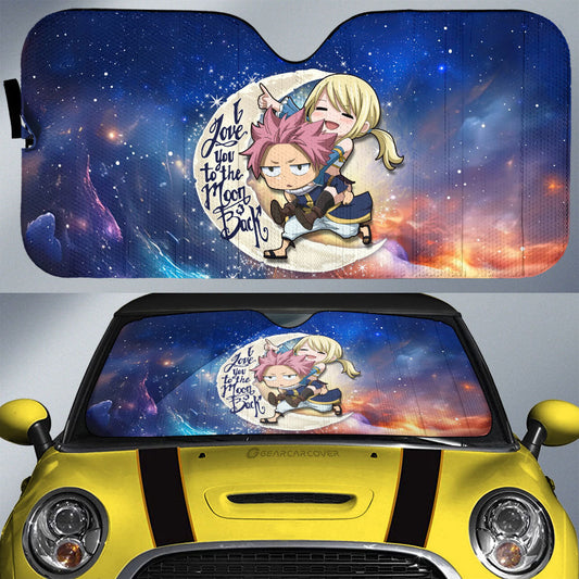 Natsu And Lucy Car Sunshade Custom Car Accessories