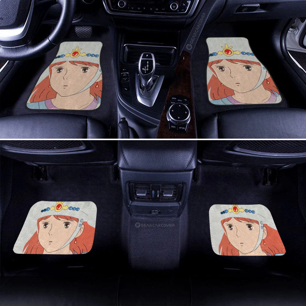 SGhibli Car Mats SGhibli Nausicaa Of The Valley Of The Wind Face Car Floor Mat Colorful