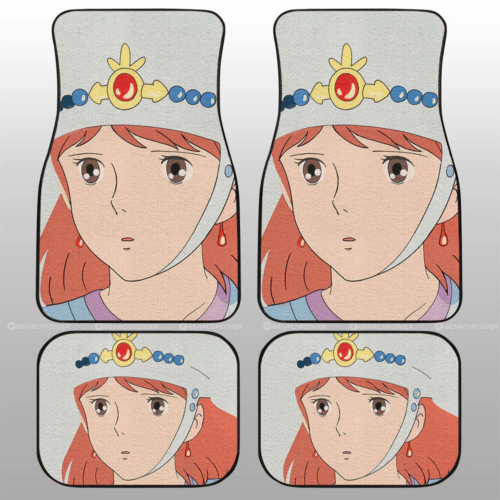 SGhibli Car Mats SGhibli Nausicaa Of The Valley Of The Wind Face Car Floor Mat Colorful