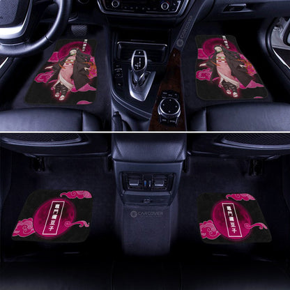 Demon Slayer Car Mats Nezuko Car Floor Mats Demon Slayer Car Floor Mats