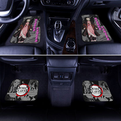 Demon Slayer Car Mats Nezuko Kamado Car Floor Mats Mix Mangas Floor Mats