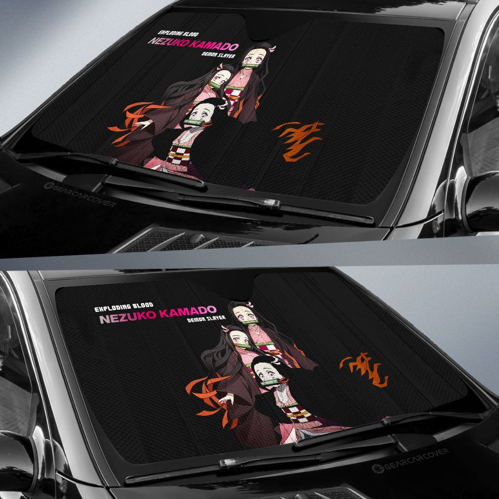 Nezuko Kamado Car Sunshade Custom