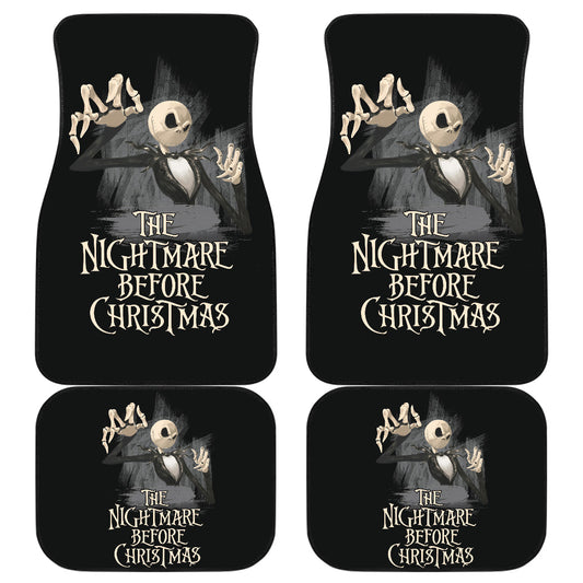 TNBC Car Floor Mats Nightmare Jack Skellington Drawing Art Car Mats