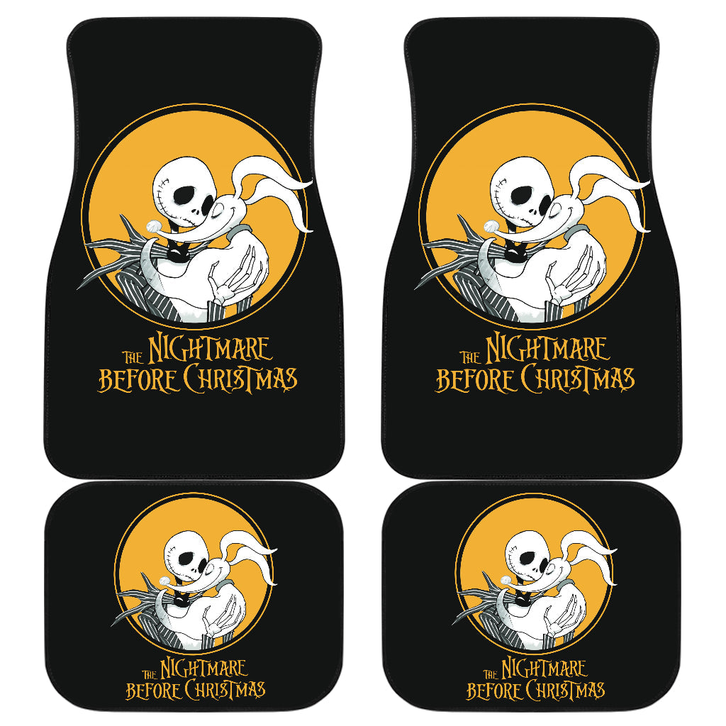 TNBC Car Floor Mats Jack Skellington And Zero The Dog Best Friend Car Mats