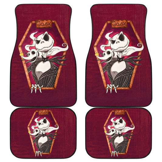 TNBC Car Floor Mats Nightmare Jack And Zero The Dog Graphic Car Mats