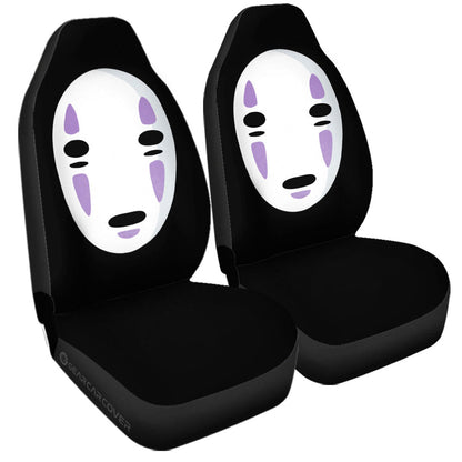 SGhibli Car Seat Covers No Face Body Cosplay Seat Covers Black White