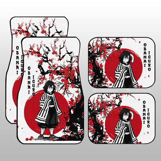 Demon Slayer Car Mats Obanai Car Floor Mats Japan Style Car Interior Floor Mats