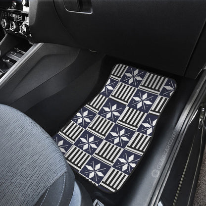 Demon Slayer Car Mats Obanai Iguro Car Floor Mats Demon Slayer Car Floor Mats