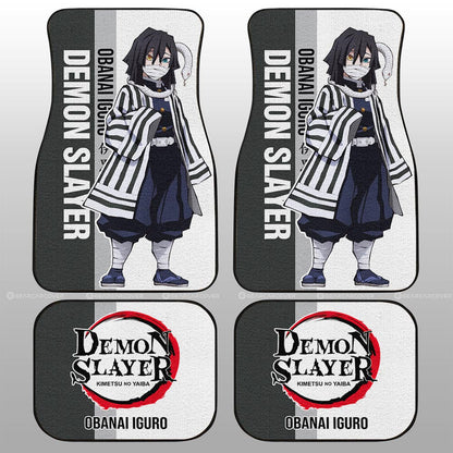 Demon Slayer Car Mats Obanai Iguro Car Floor Mats Car For Fans Floor Mats