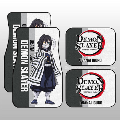 Demon Slayer Car Mats Obanai Iguro Car Floor Mats Car For Fans Floor Mats