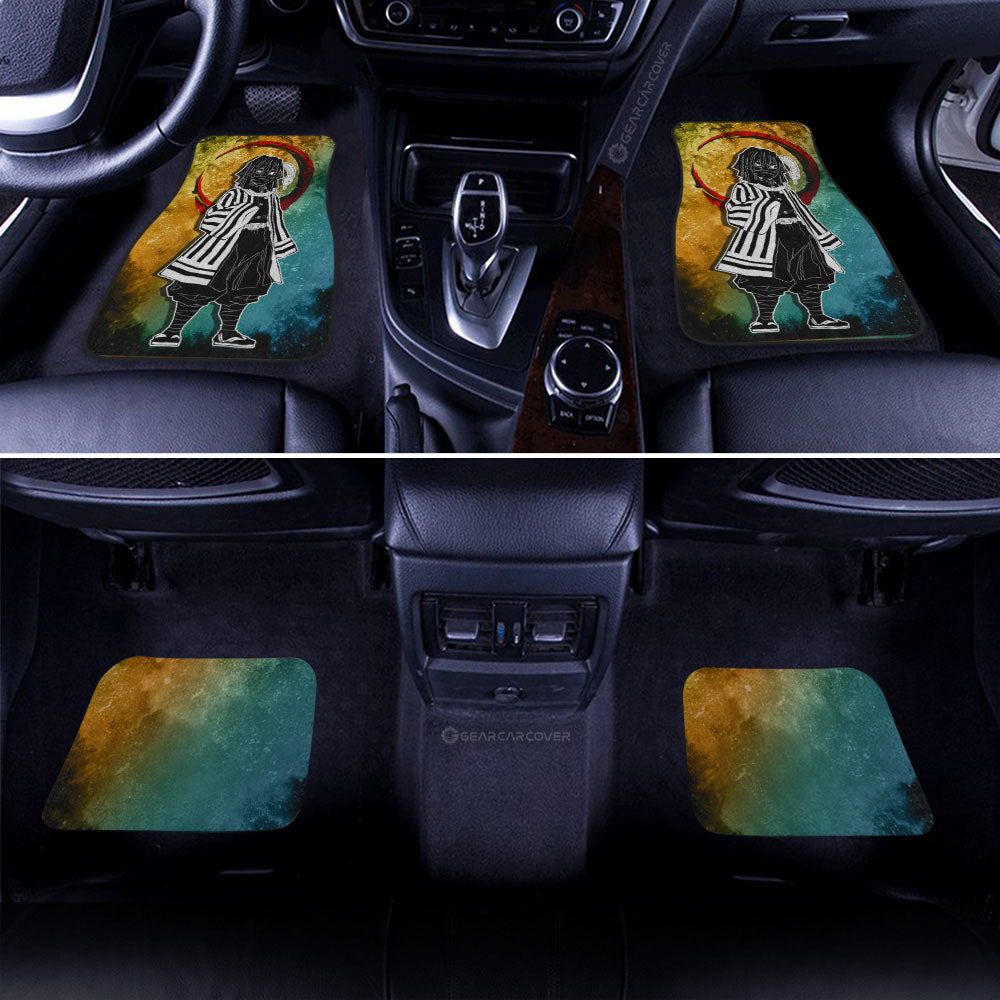 Demon Slayer Car Mats Obanai Iguro Car Floor Mats Demon Slayer Car Floor Mats