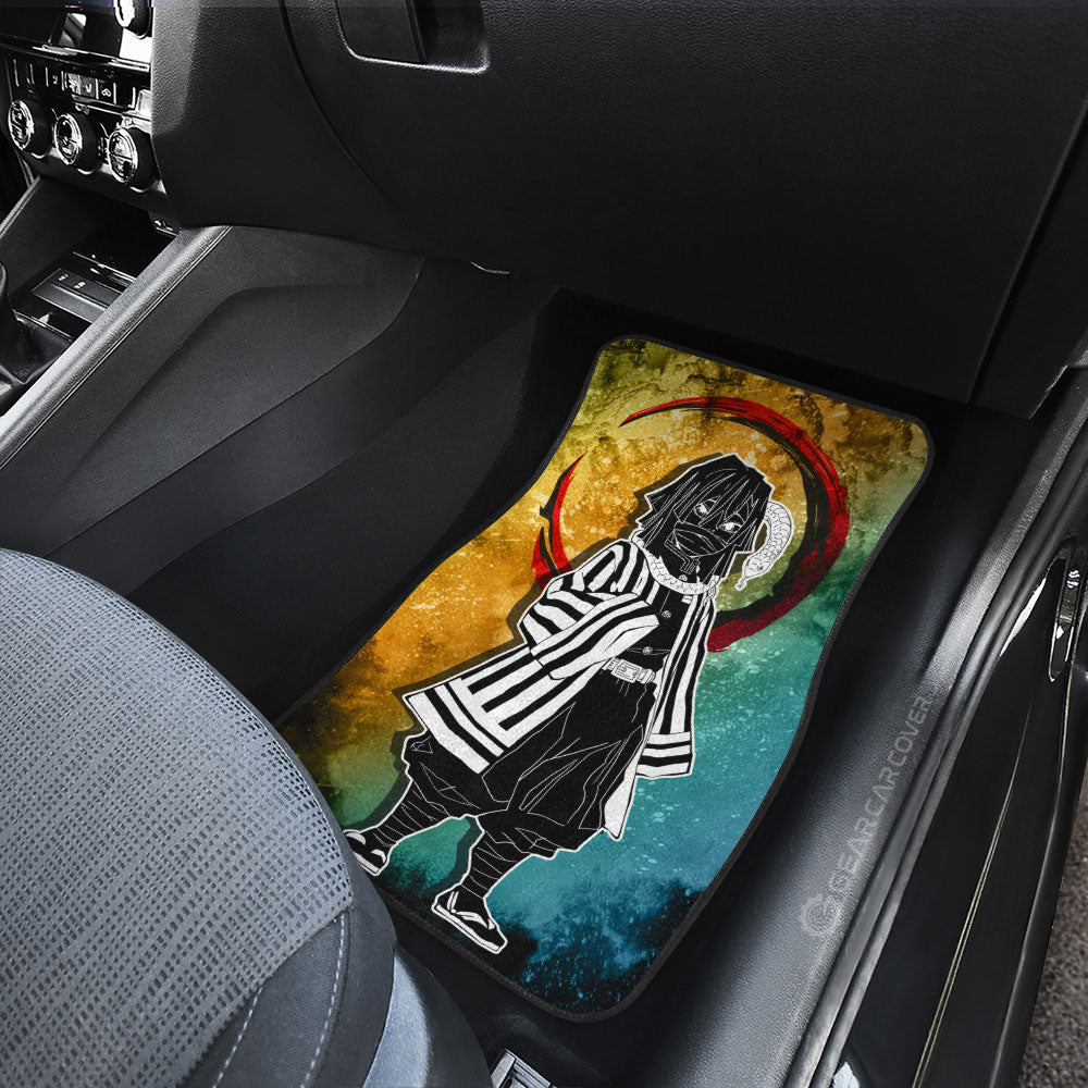 Demon Slayer Car Mats Obanai Iguro Car Floor Mats Demon Slayer Car Floor Mats