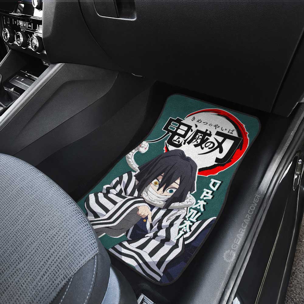 Demon Slayer Car Mats Obanai Iguro Car Floor Mats Demon Slayer Car Floor Mats