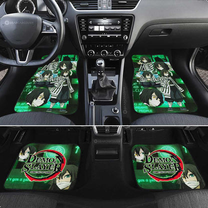 Demon Slayer Car Mats Obanai Iguro Car Floor Mats Demon Slayer Anime Floor Mats