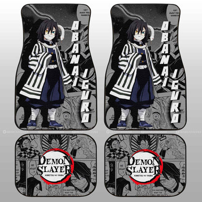 Demon Slayer Car Mats Obanai Iguro Car Floor Mats Mix Mangas Floor Mats