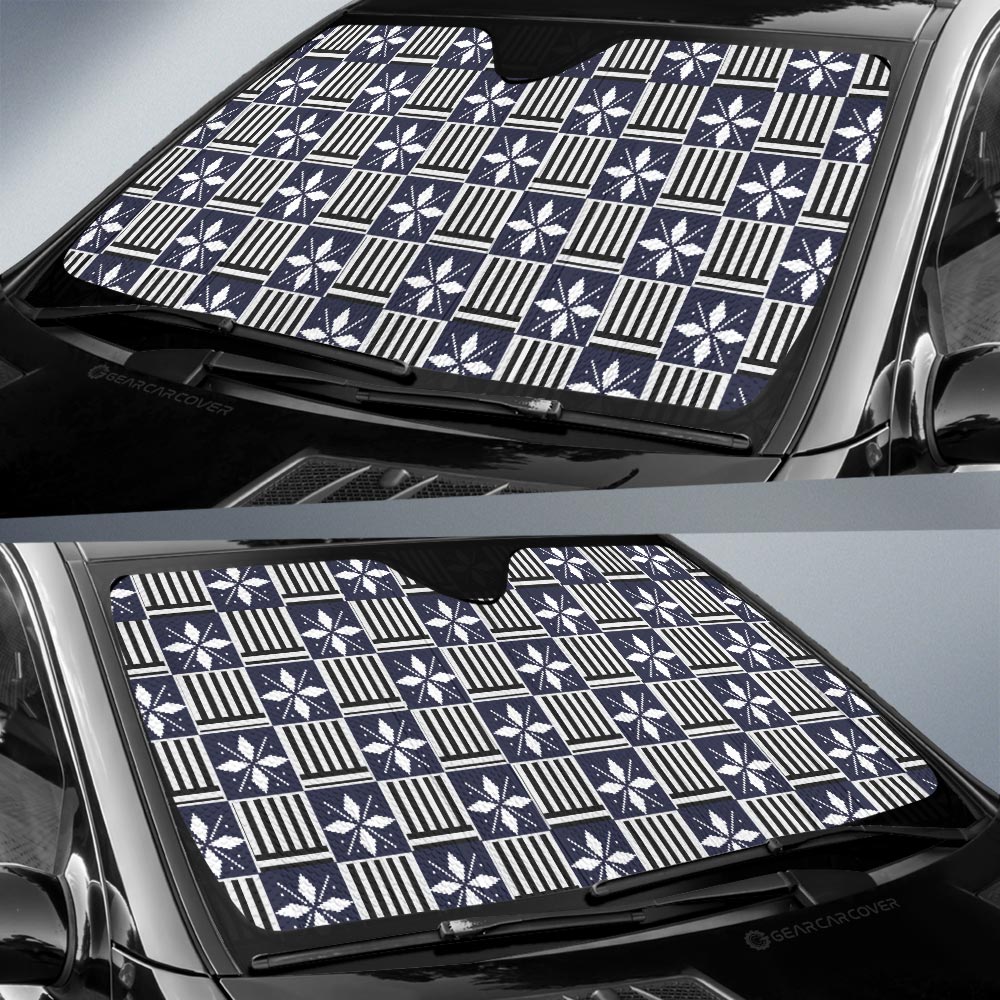 Obanai Iguro Car Sunshade Custom Anime Car Accessories