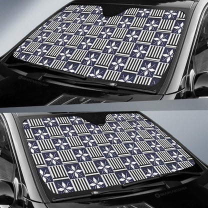 Obanai Iguro Car Sunshade Custom Anime Car Accessories