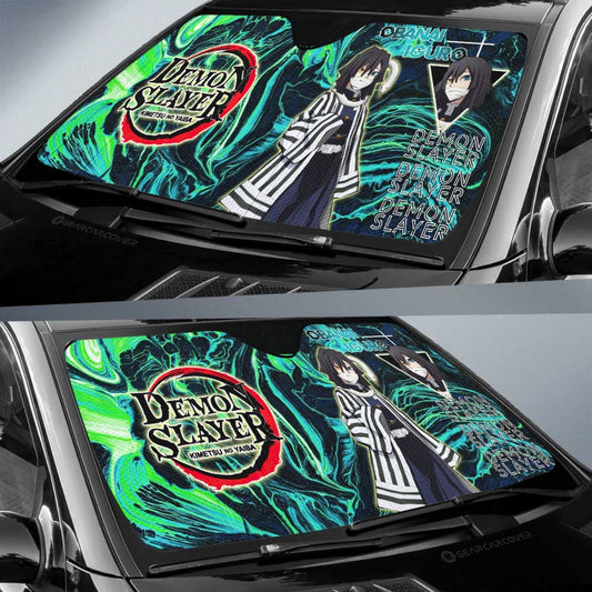 Obanai Iguro Car Sunshade Custom Car Accessories