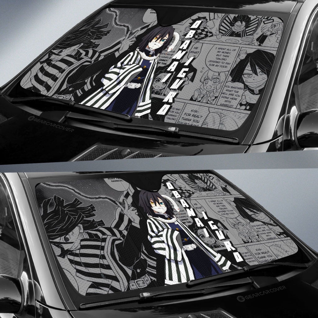 Obanai Iguro Car Sunshade Custom Mix Mangas