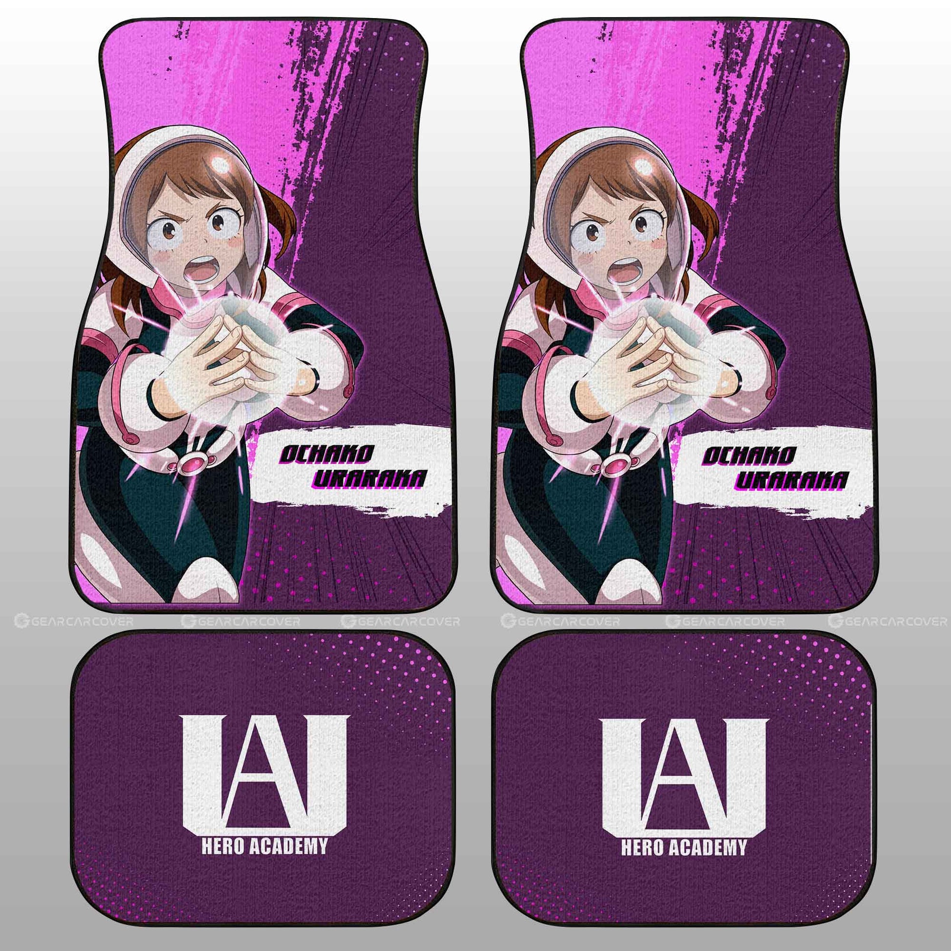 My Hero Academia Car Mats Ochaco Uraraka Car Floor Mats