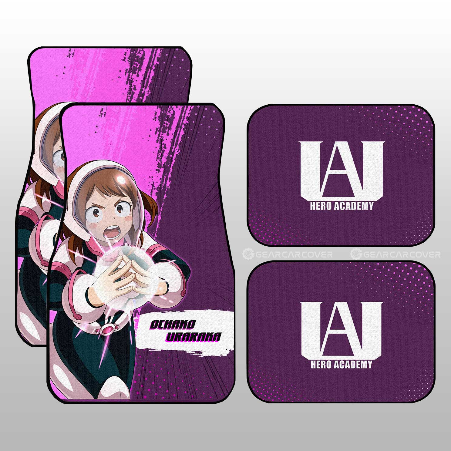 My Hero Academia Car Mats Ochaco Uraraka Car Floor Mats – Unifinz