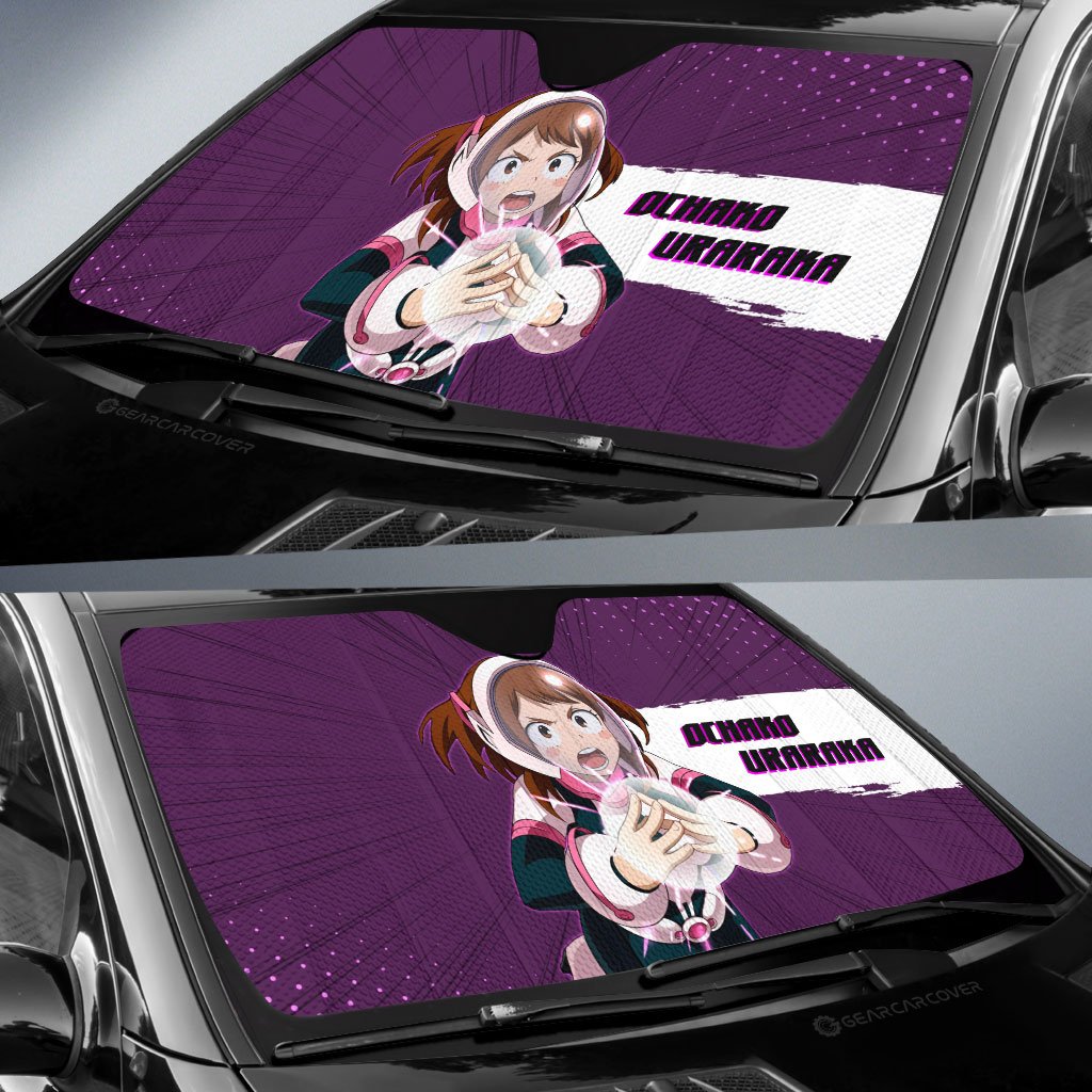 Ochaco Uraraka Car Sunshade Custom For Fans