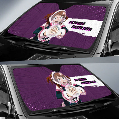 Ochaco Uraraka Car Sunshade Custom For Fans