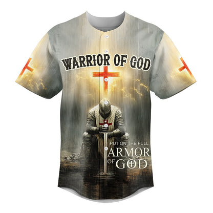 Put on the Full Armor of God Baseball Jersey - Christant Gift For Him