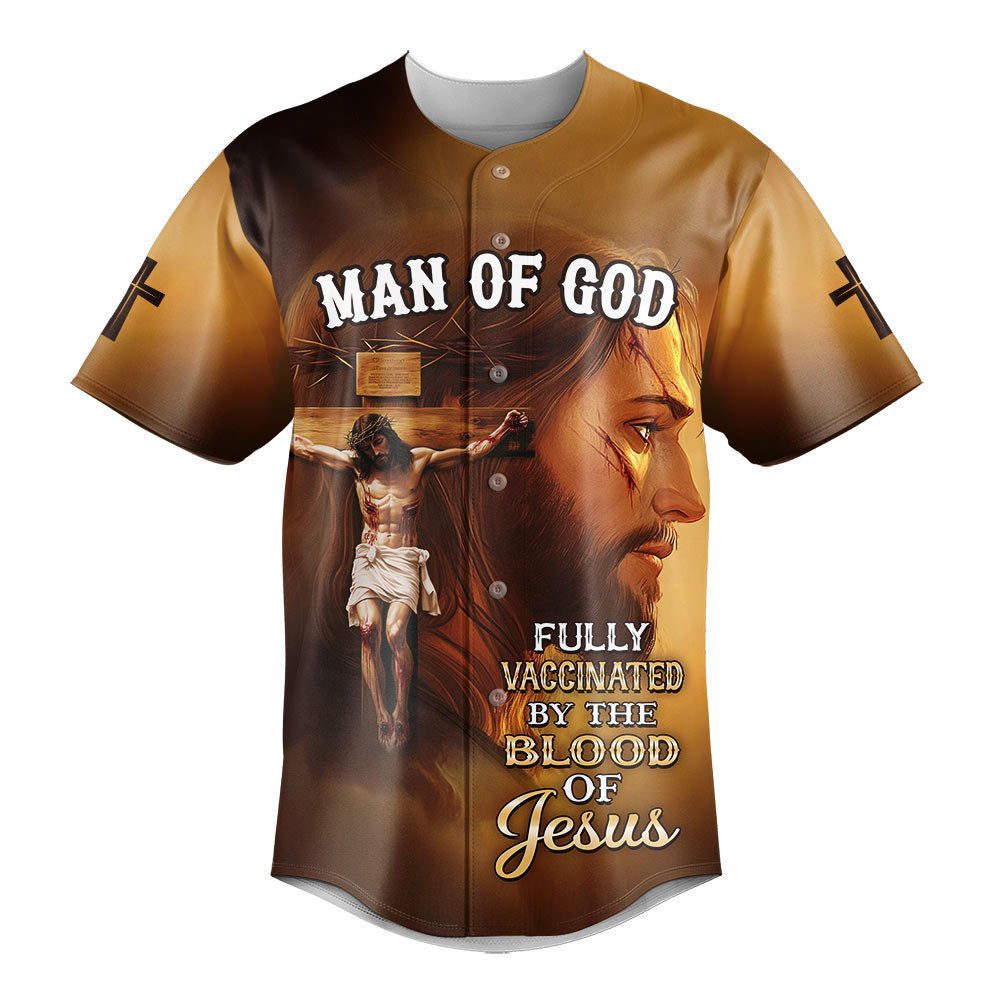 Fully Vaccinated by the Blood of Jesus Baseball Jersey Bundle