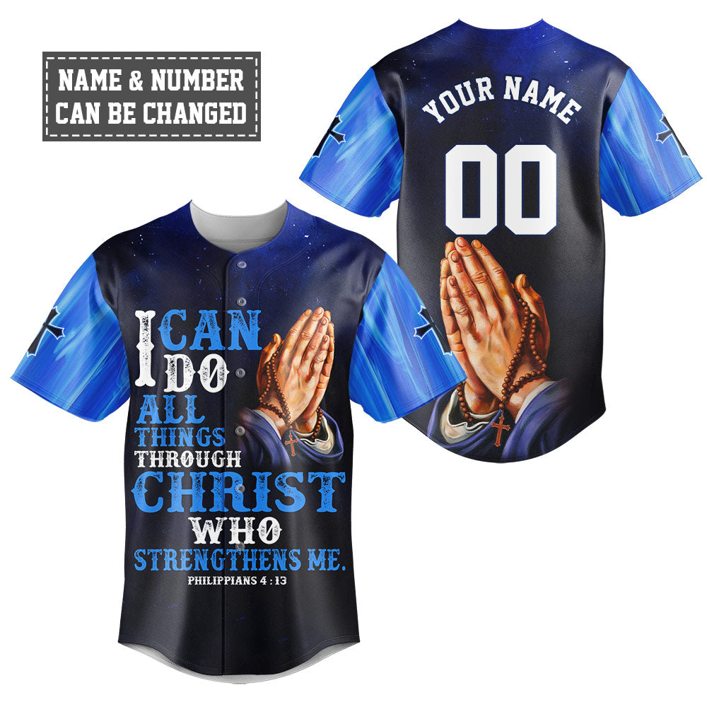 I can do All Things Through Christ Baseball Jersey Bundle