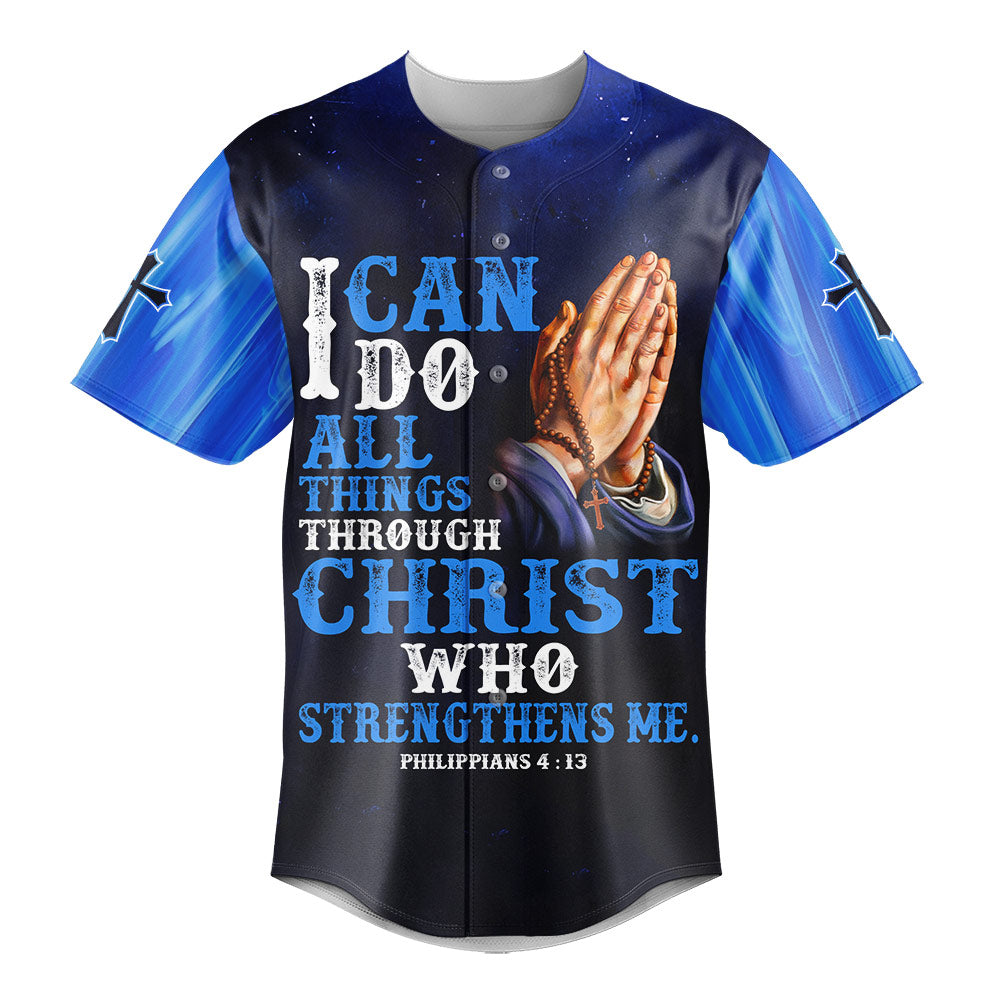 I can do All Things Through Christ Baseball Jersey Bundle