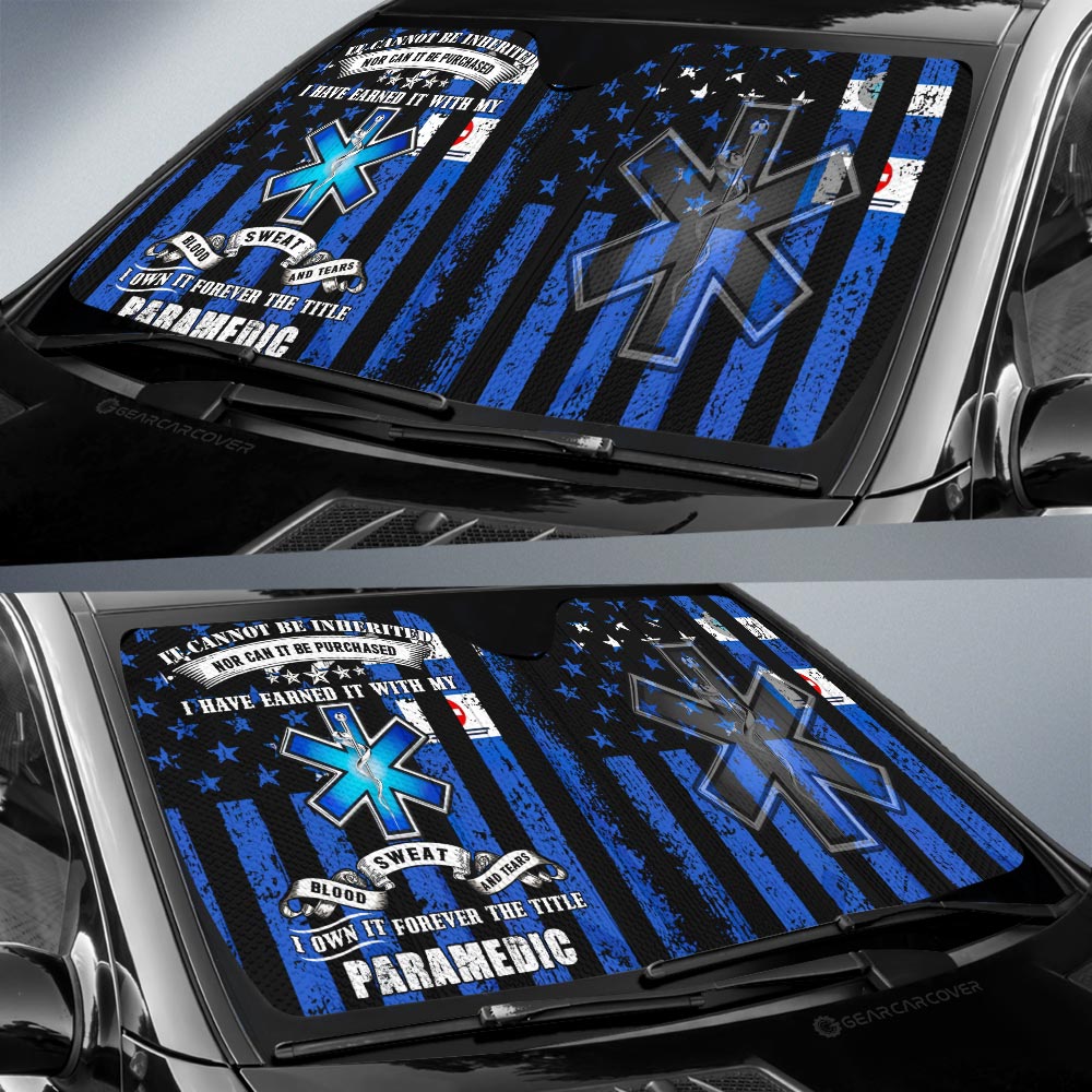 Paramedic Car Sunshade Custom Car Accessories