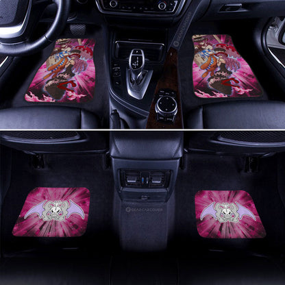 One Piece Car Mat One Piece Perona And Wanted Poster Jolly Roger Symbol Car Floor Mats Pink
