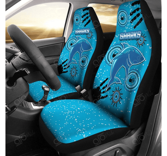 Shark Car Seat Covers Sharks Under The Sea Seat Covers Blue