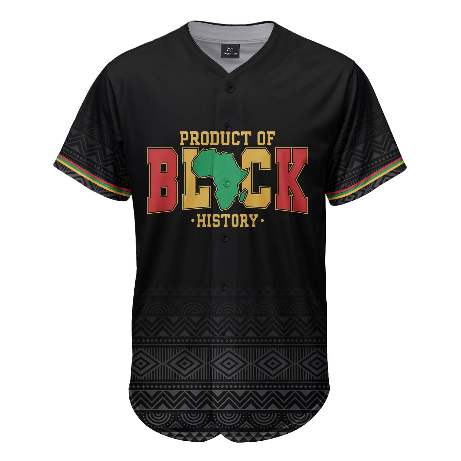 Product Of Black History - African American Baseball Jersey - Gift for Black Dad, Grandpa, Husband