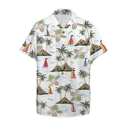 Flamingo Hawaii Shirt We Put It Out On The Cruise Hawaiian Shirt White Pink Unisex