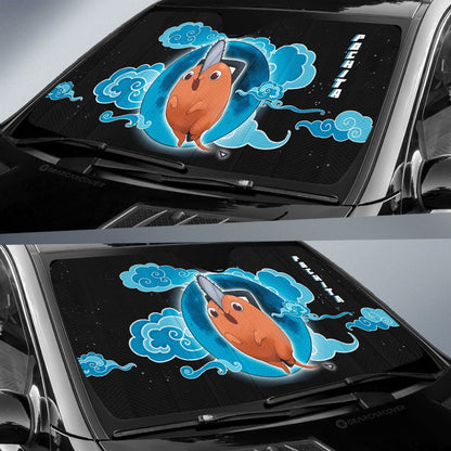 Pochita Car Sunshade Custom