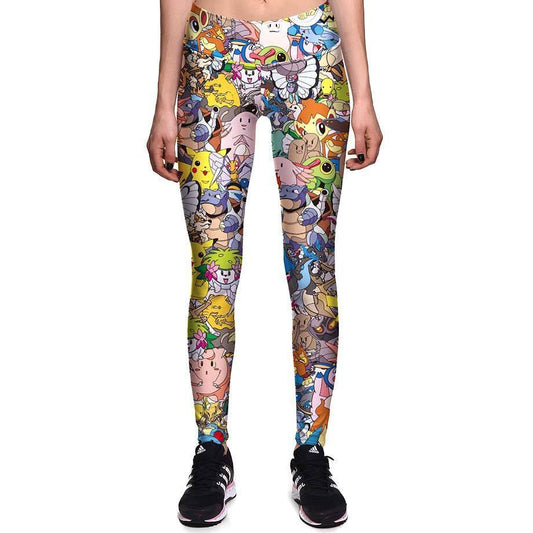 PKM Leggings All Type Of PKM Pattern High Waisted Legging Colorful For Women