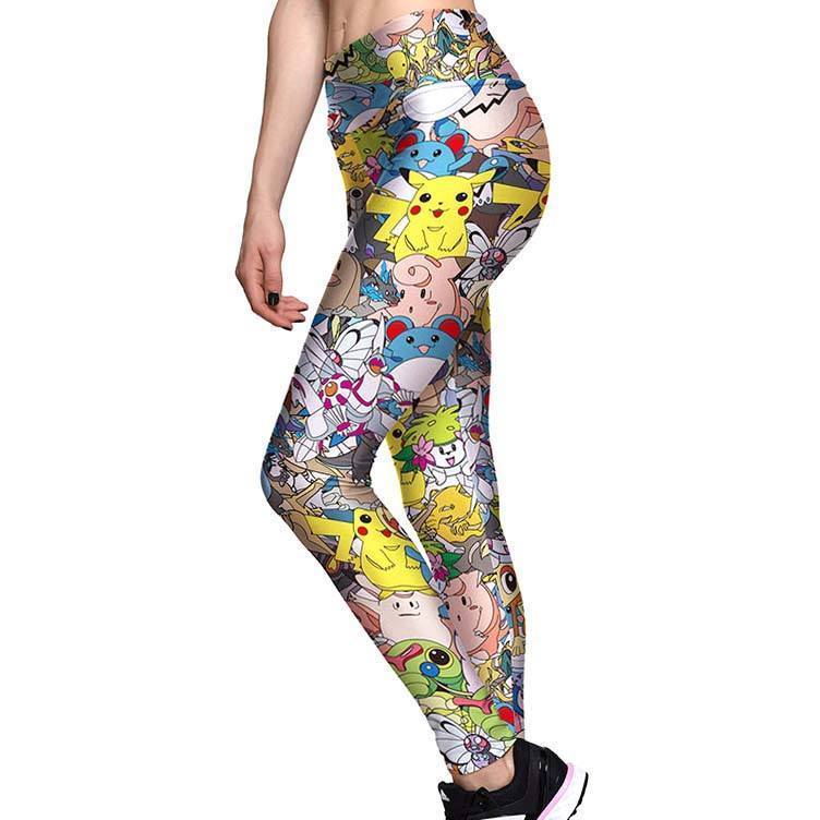 PKM Leggings All Type Of PKM Pattern High Waisted Legging Colorful For Women