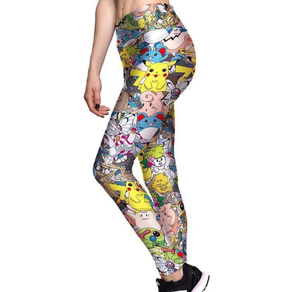 PKM Leggings All Type Of PKM Pattern High Waisted Legging Colorful For Women