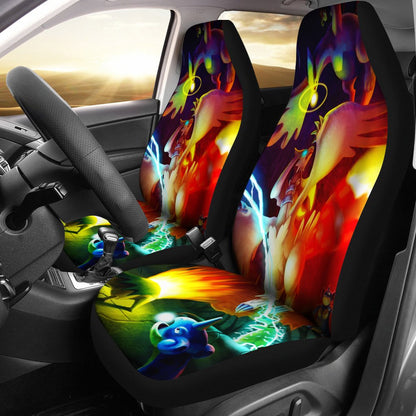 PKM Car Seat Covers PKM War Fighting Graphic Seat Covers Colorful