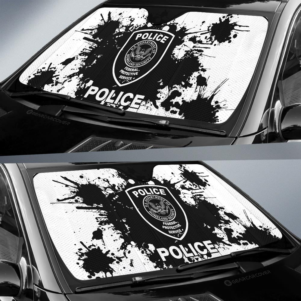 Police Car Sunshade Custom Car Accessories
