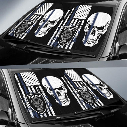 Police Car Sunshade Custom Car Accessories