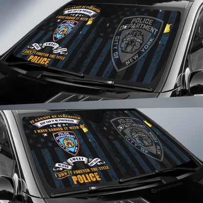 Police Car Sunshade Custom Car Accessories