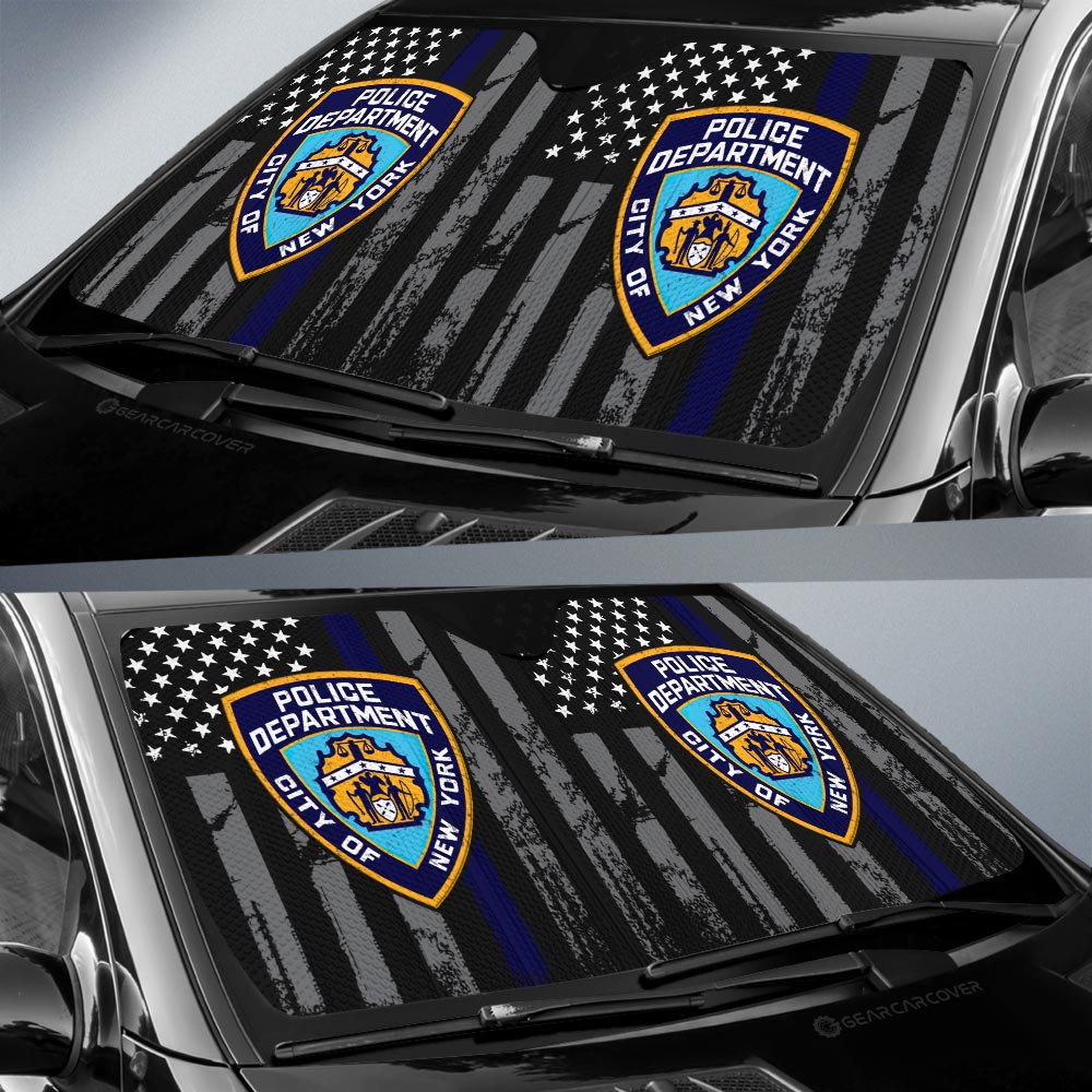 Police Car Sunshade Custom Car Accessories